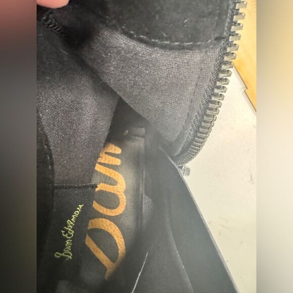 SALE Black Suede Sam Edelman ankle Booties with tassels SZ 10 - Picture 12 of 12